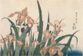 Iris und Grashüpfer Katsushika Hokusai Ukiyoe